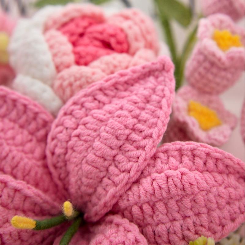 Handmade Crochet Flower Bouquet