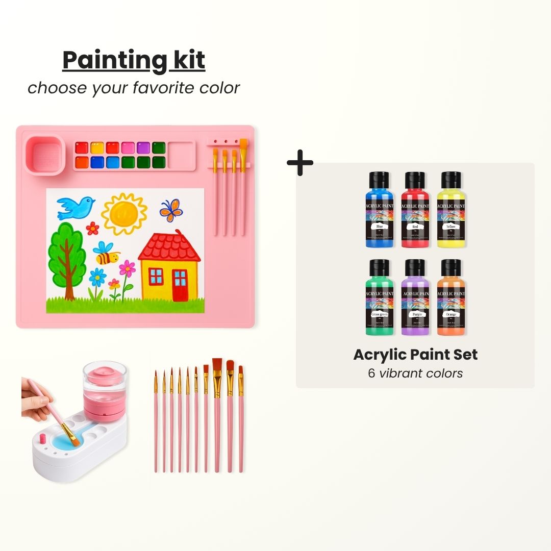 Mess-free art kit