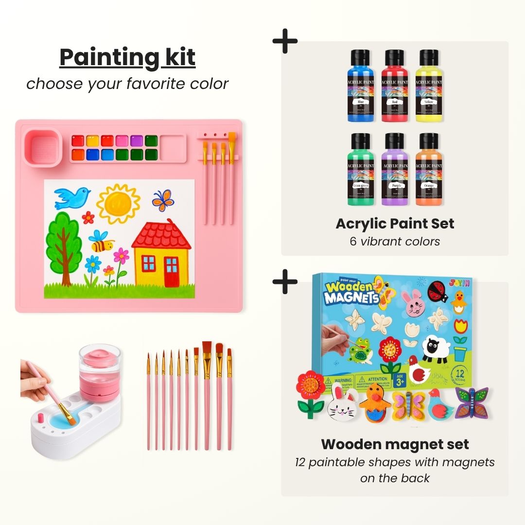 Mess-free art kit