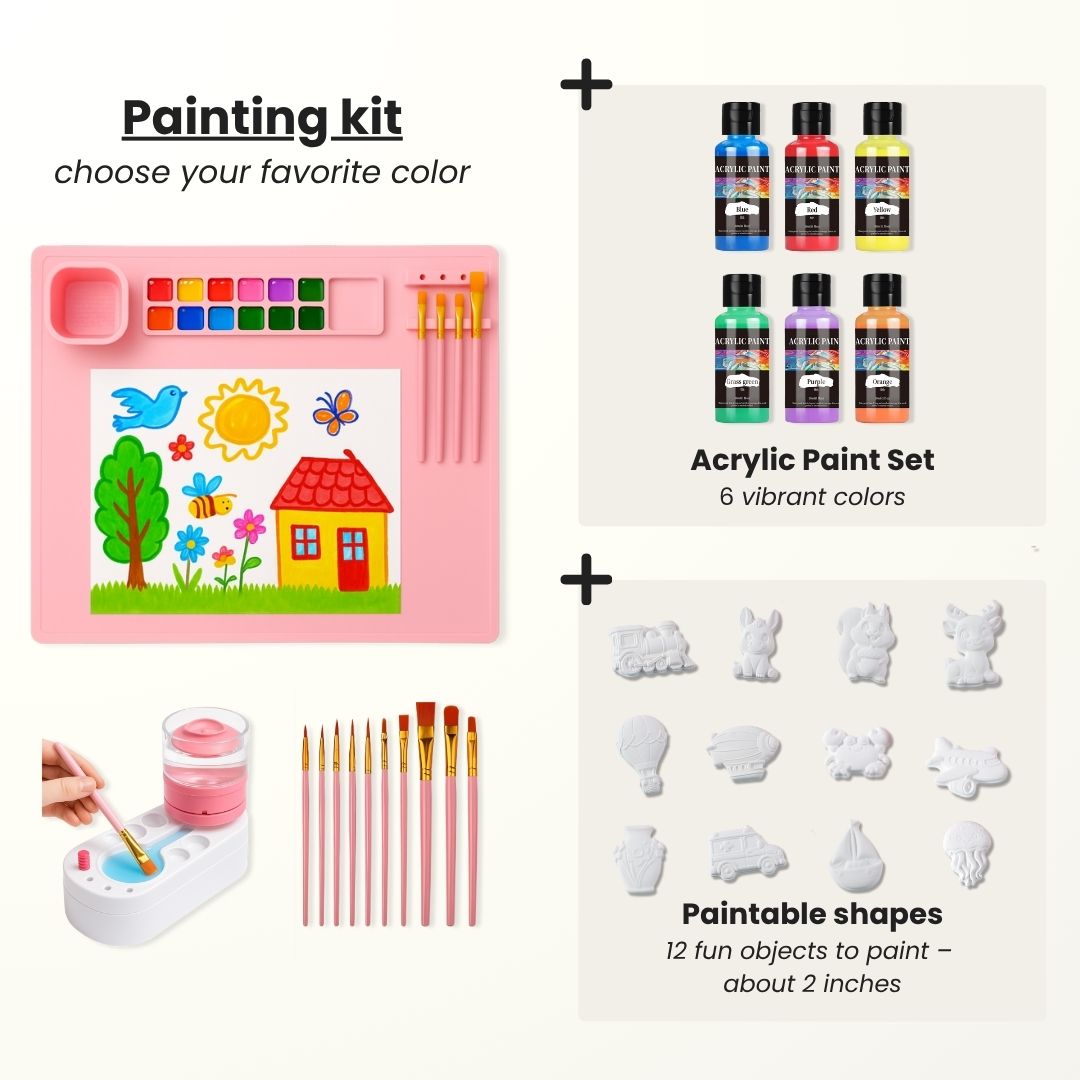 Mess-free art kit