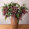 Faux Plum Berry Stems