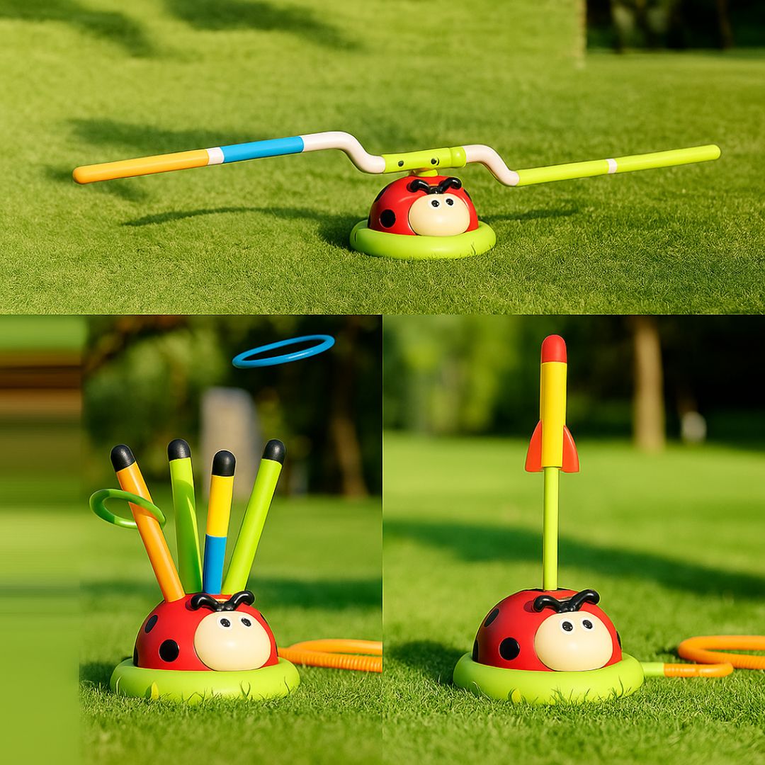 3-in-1 activity spinner - jump, toss, and launch