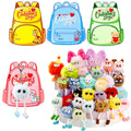 Kids plush keychain set