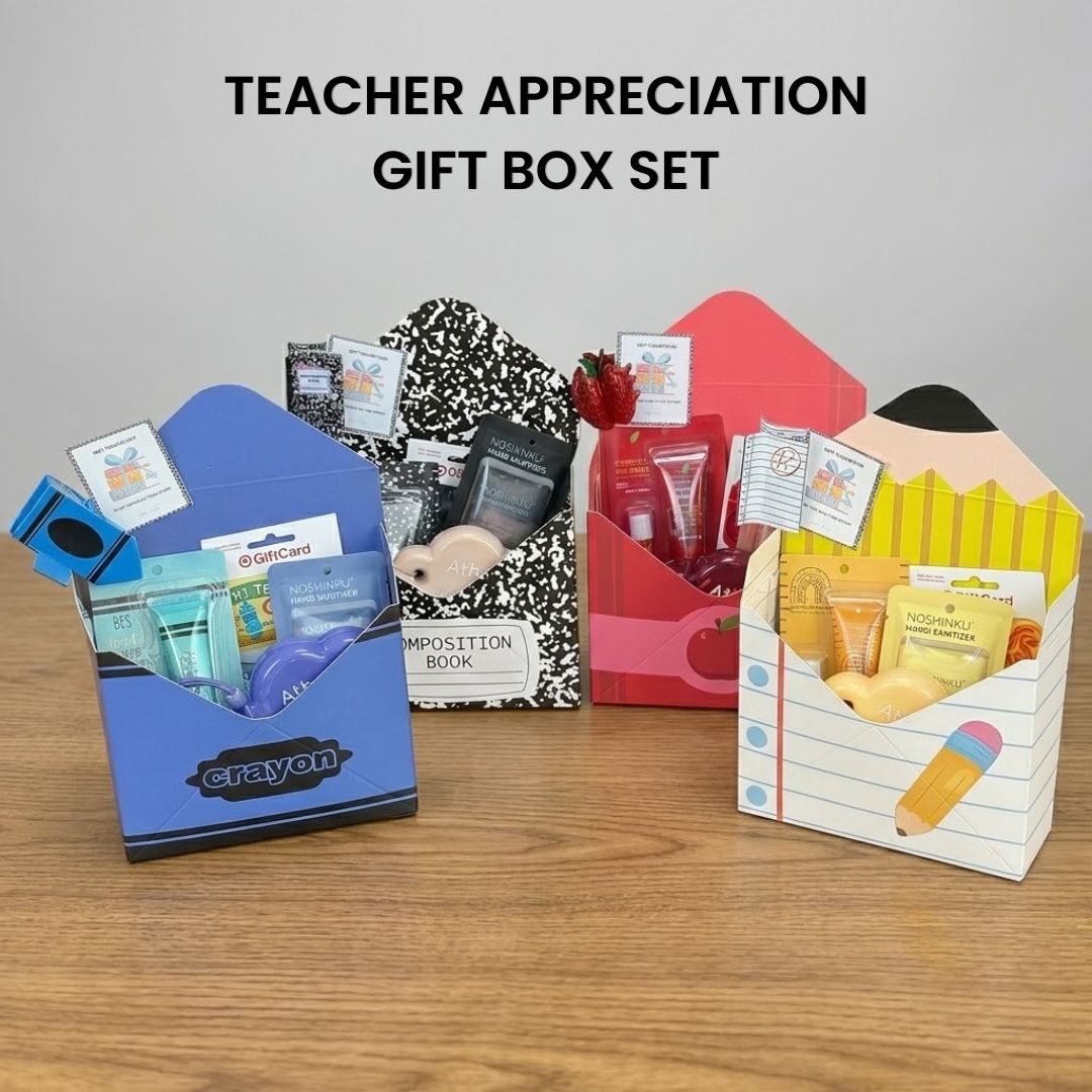 Teacher Appreciation Gift Set - 4 Ready-to-Give Gift Sets