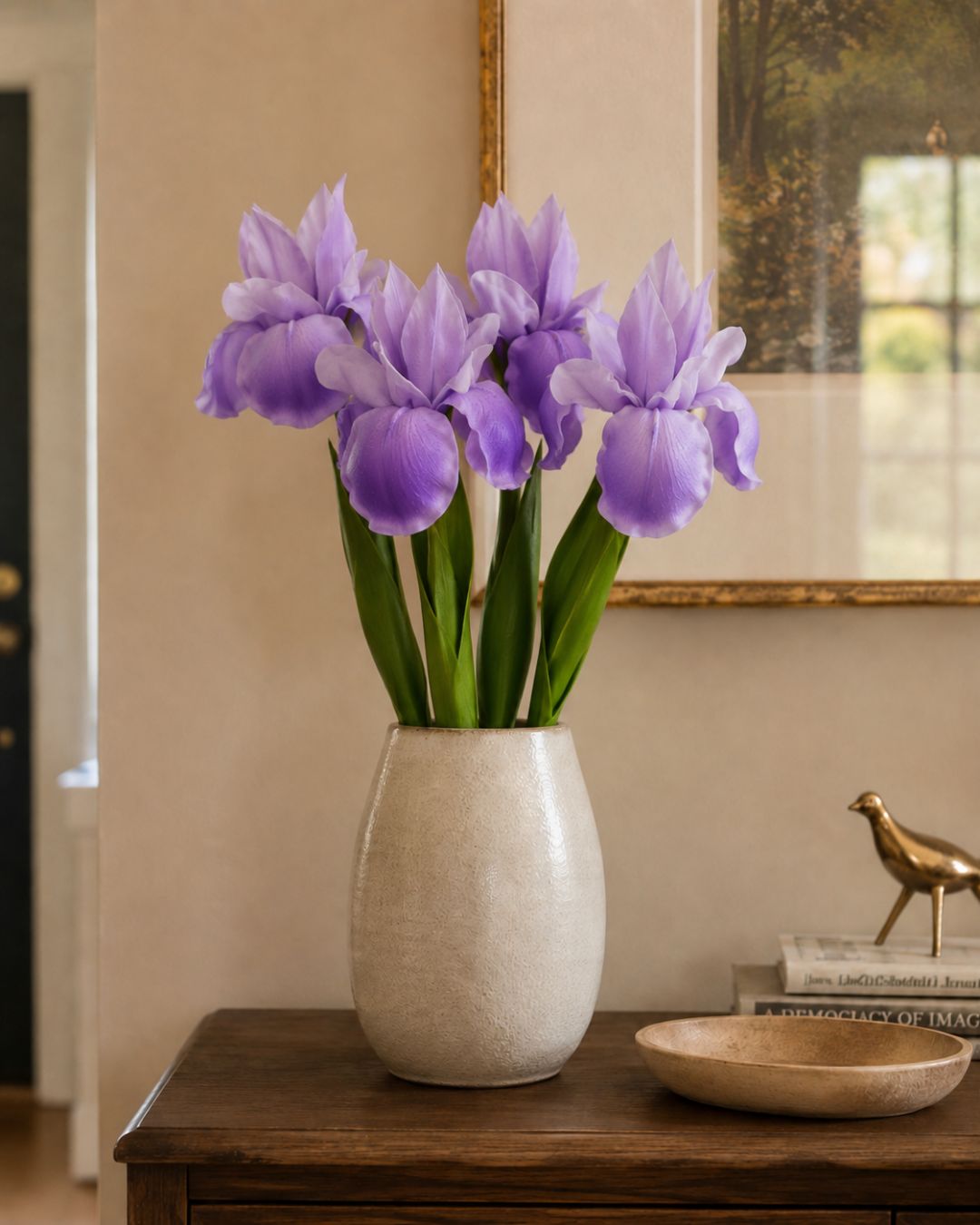 Real-Touch Iris Stems – The Elegance of Garden Irises Without the Short Season