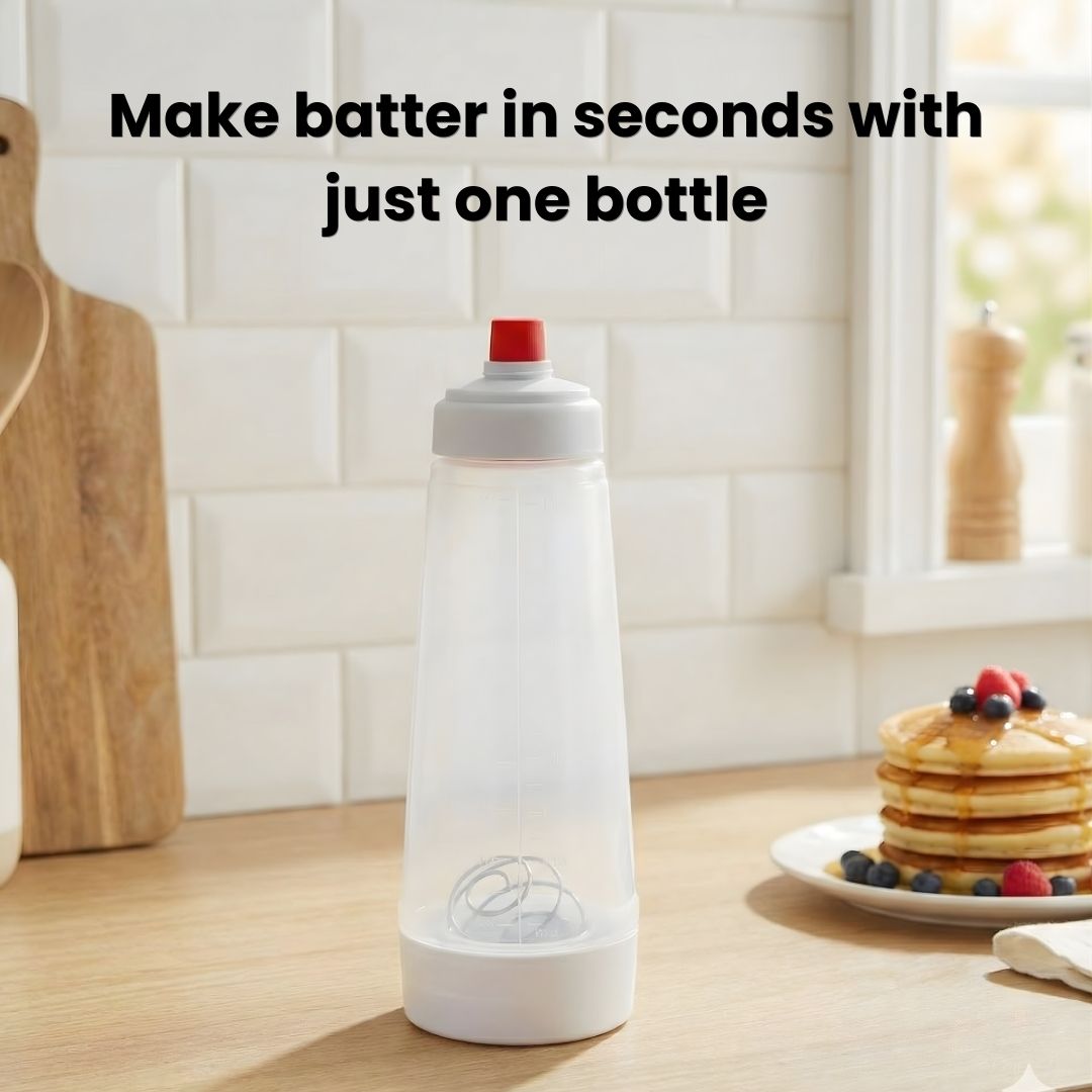 Batter mixing & pouring bottle