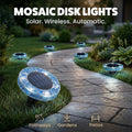 Solar Mosaic Ground Lights