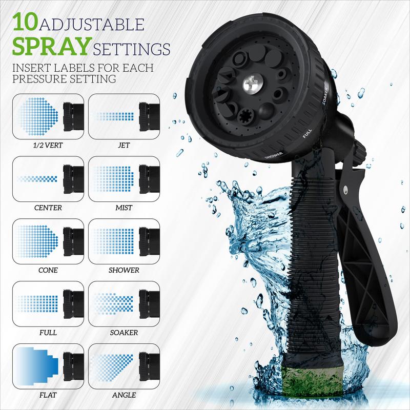 Expandable Garden Hose - Lightweight, No Kinks, Easy Storage