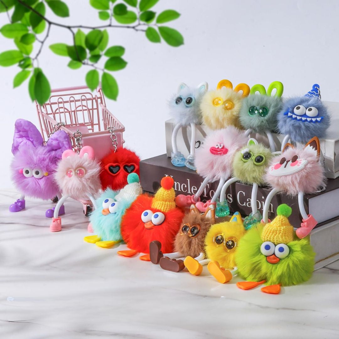 Kids plush keychains