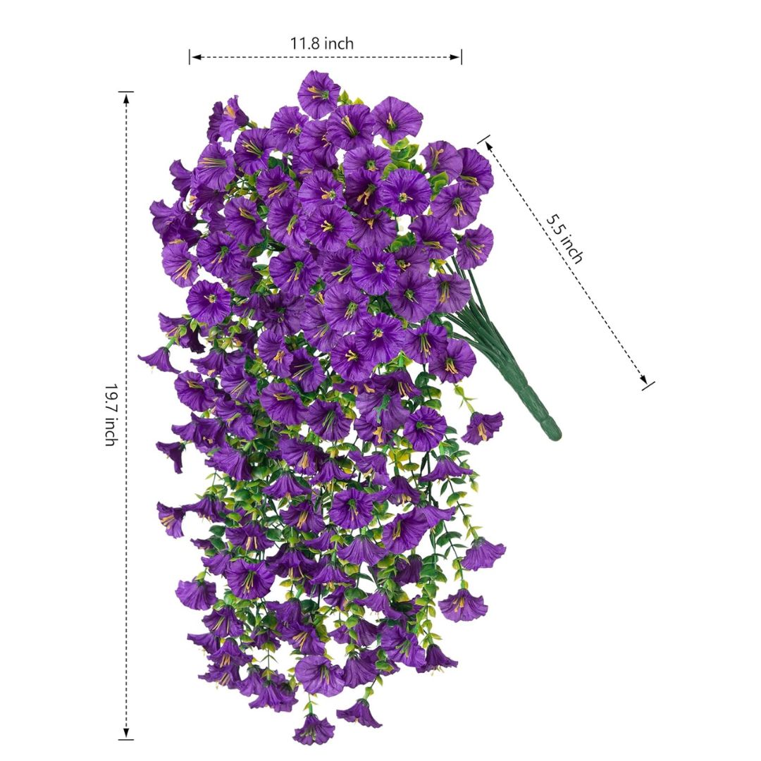 Artificial Hanging Flowers - Always in Bloom, Never Needs Watering