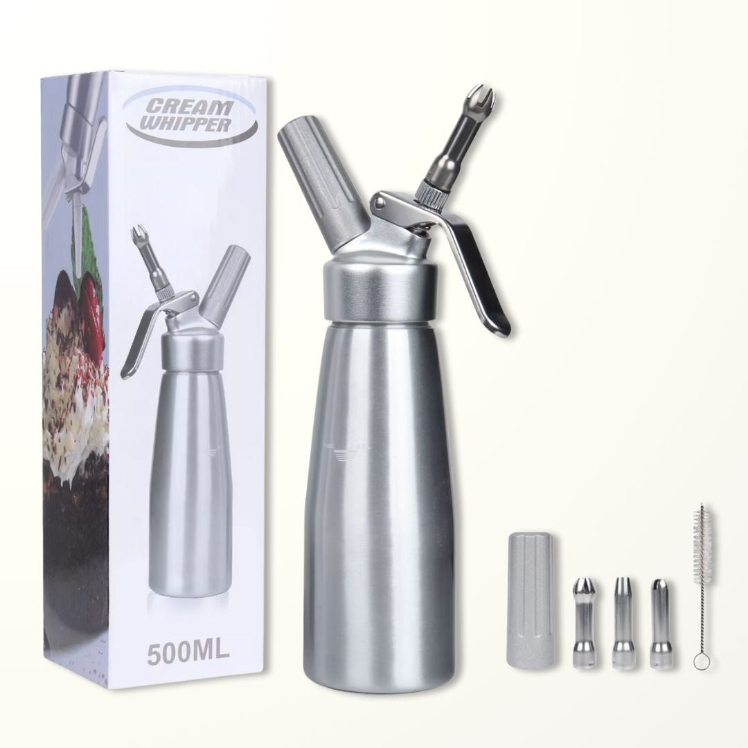 Whipped cream maker - fresh, healthy, and reusable