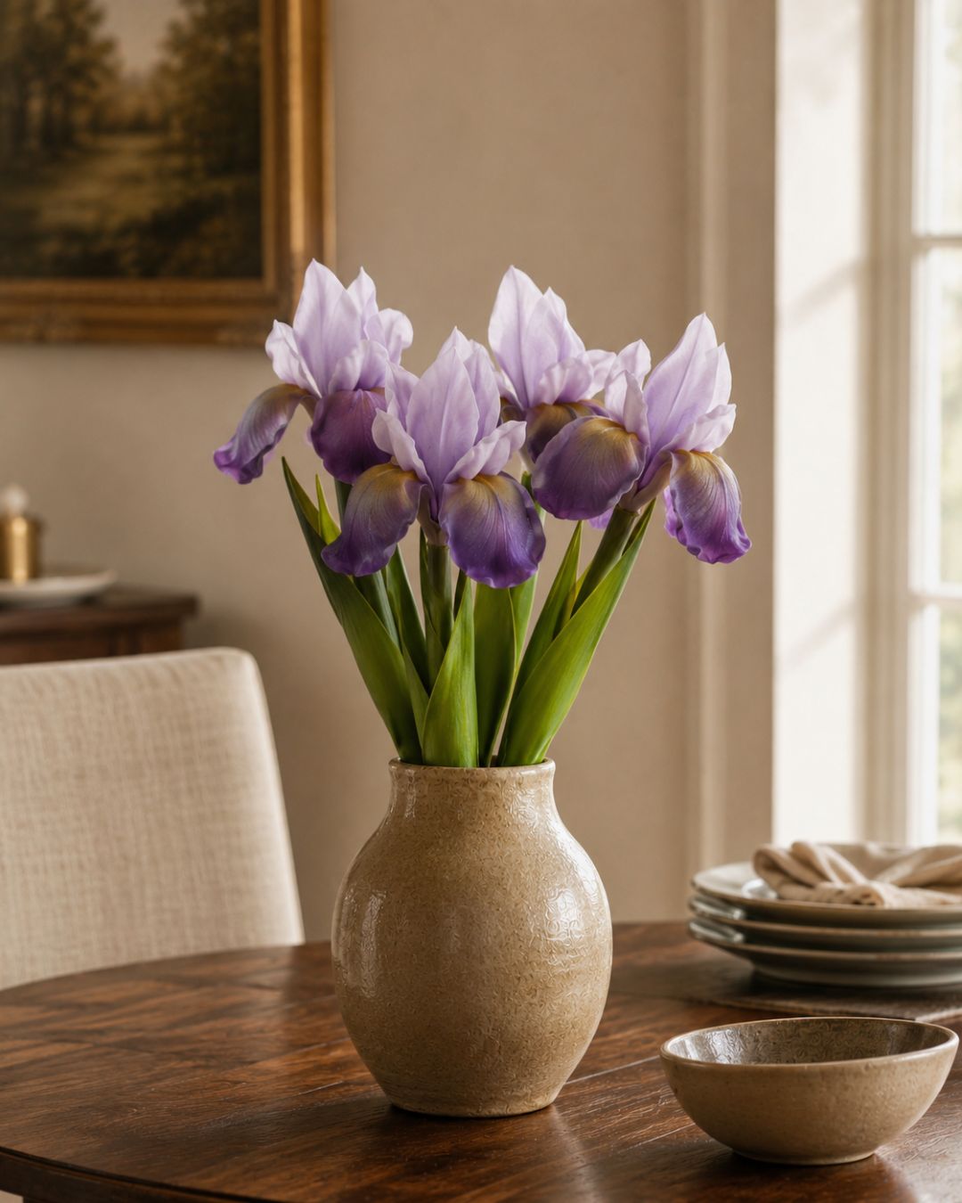 Real-Touch Iris Stems – The Elegance of Garden Irises Without the Short Season