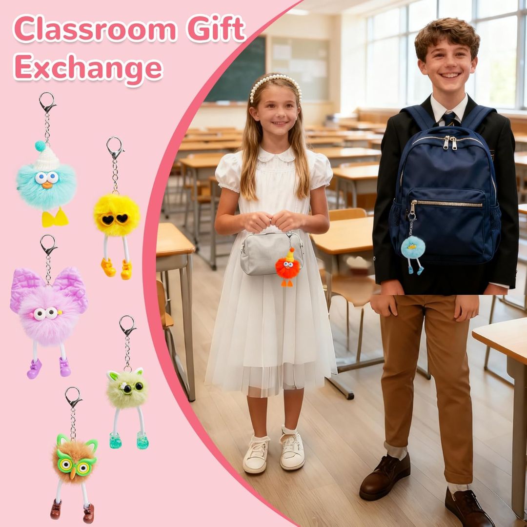 Kids plush keychains