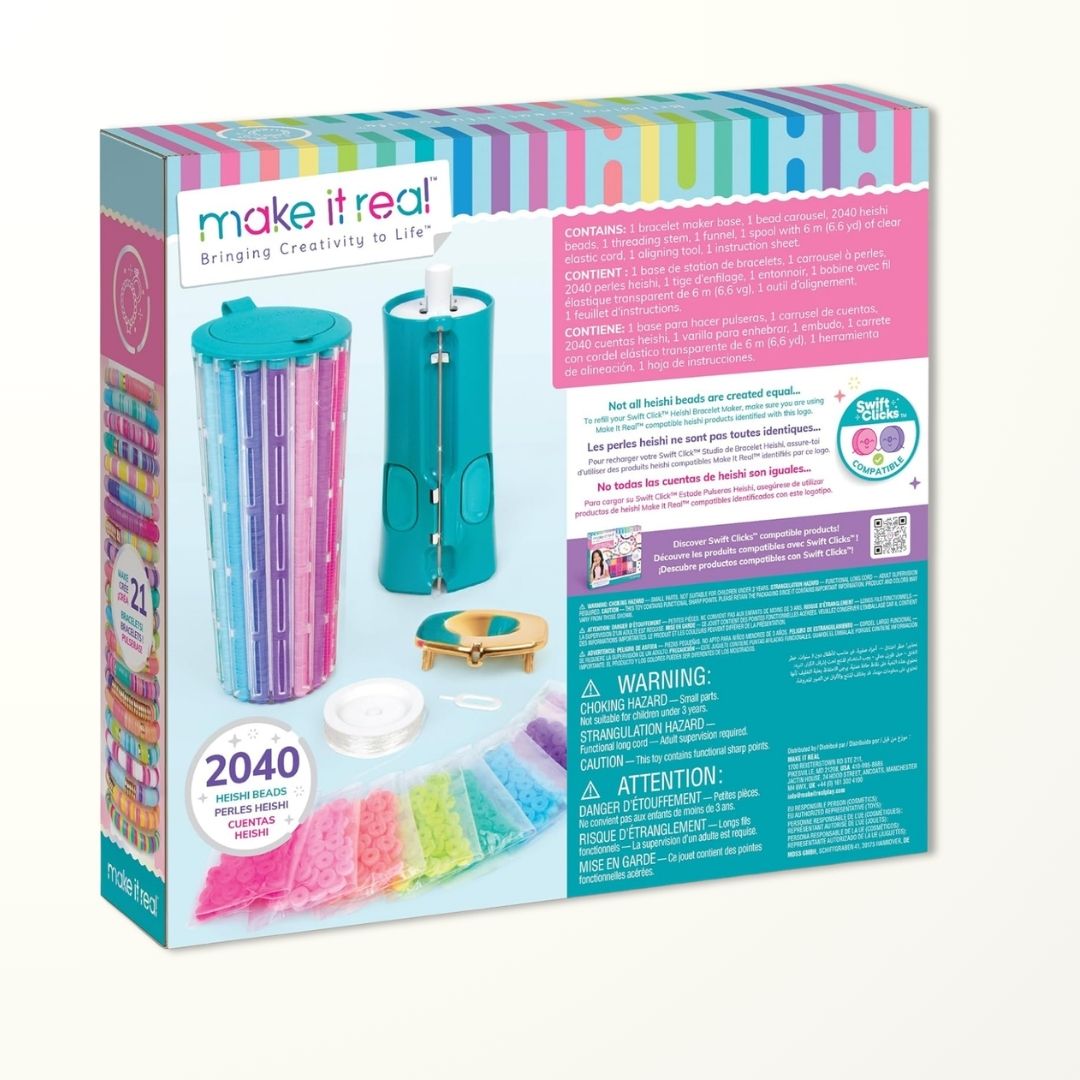Bracelet Maker with Click Bead System