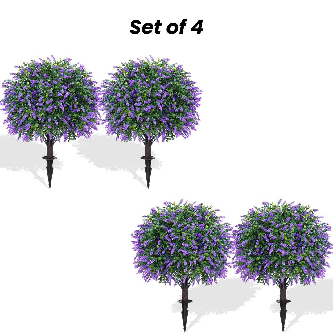 Artificial Lavender Topiary Ball - 22 inch