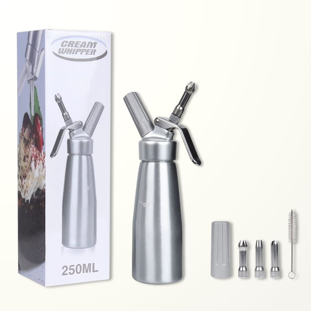 Whipped cream maker - fresh, healthy, and reusable