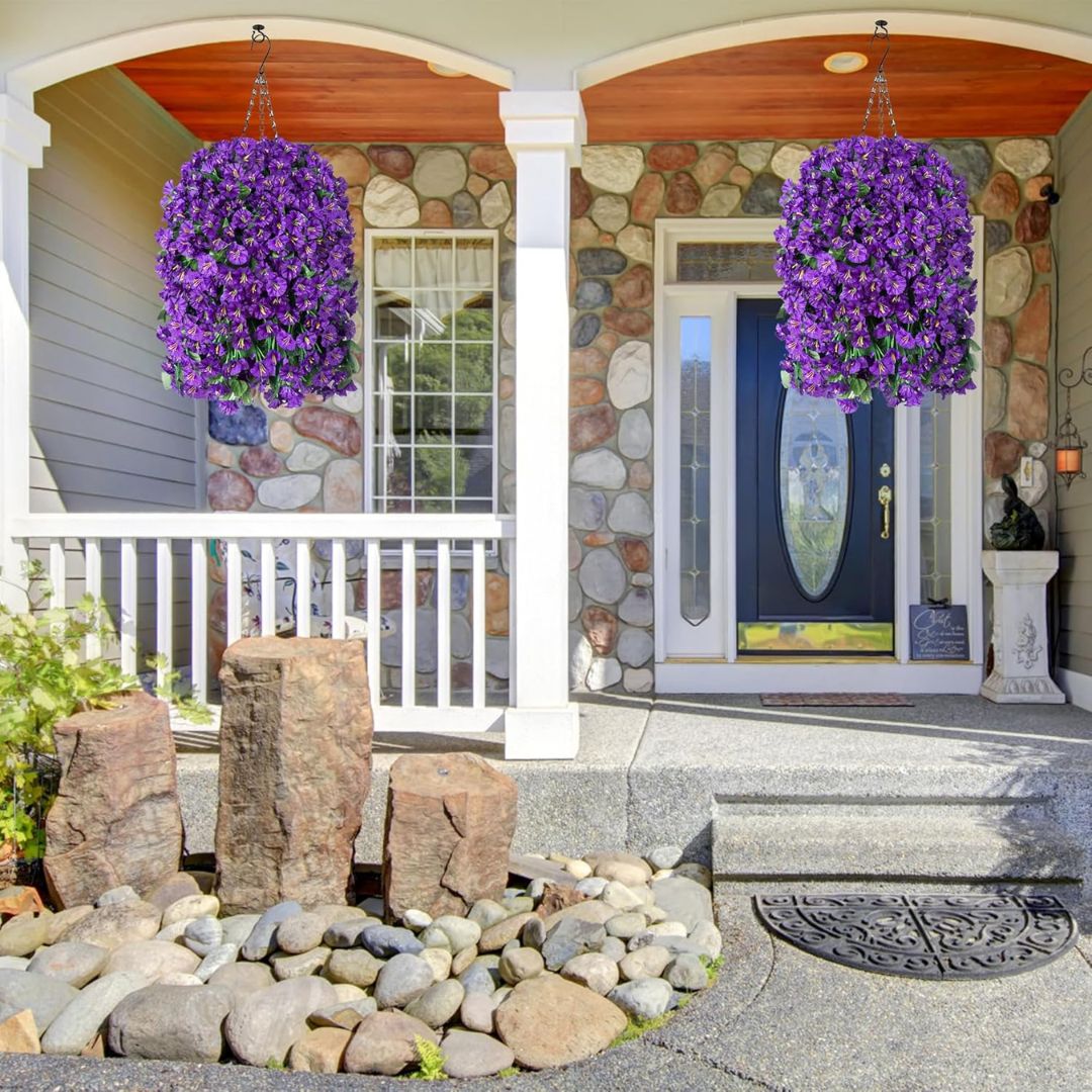 Artificial Morning Glory Flowers - Always in Bloom, Never Needs Watering