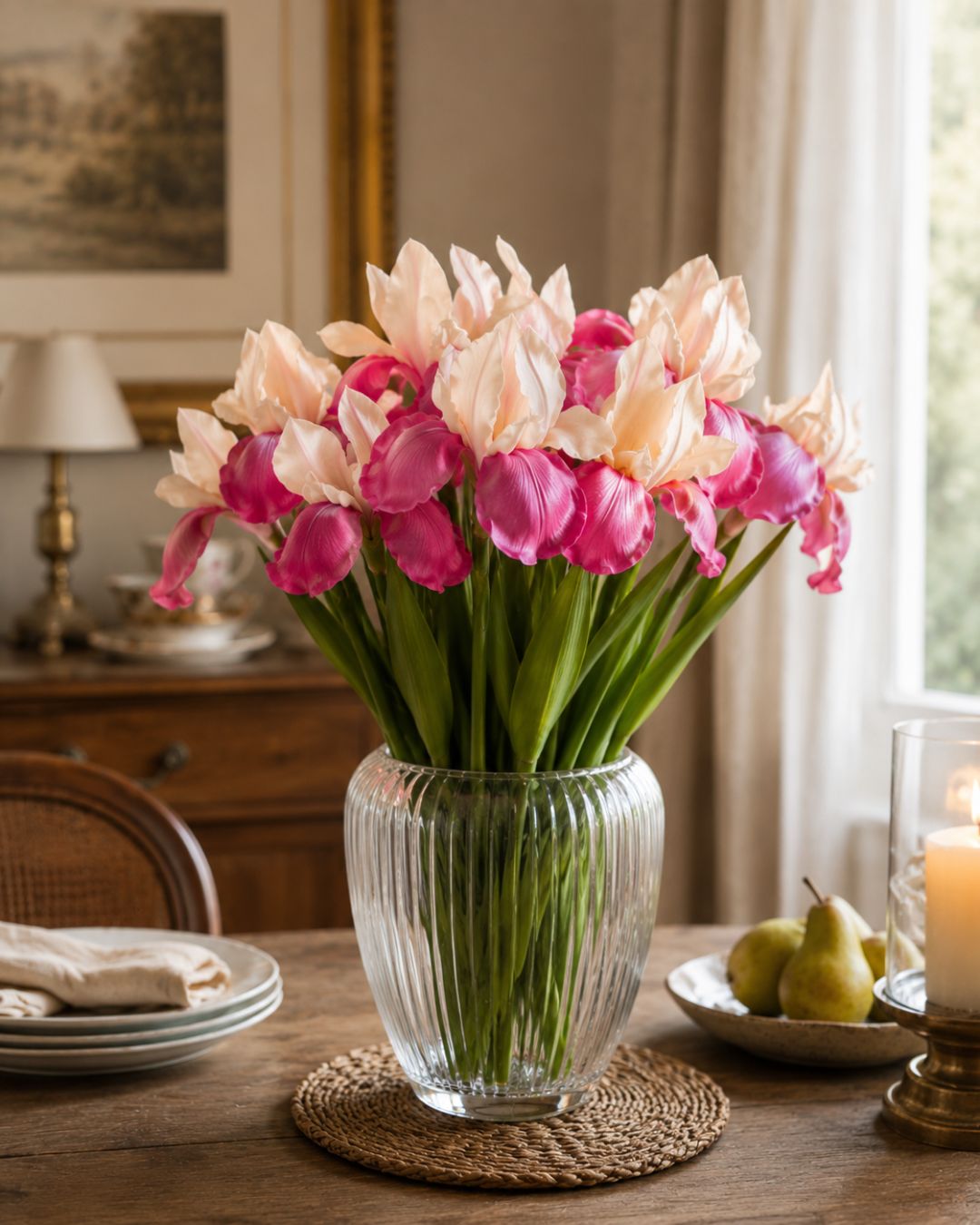 Real-Touch Iris Stems – The Elegance of Garden Irises Without the Short Season