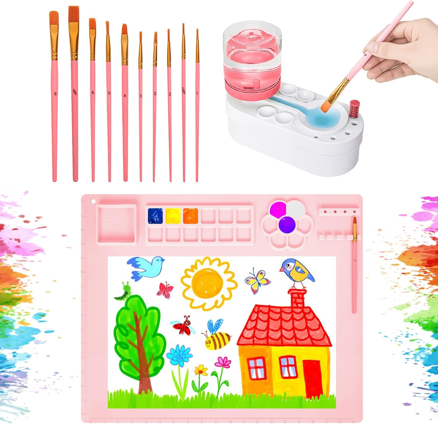 Mess-free art kit