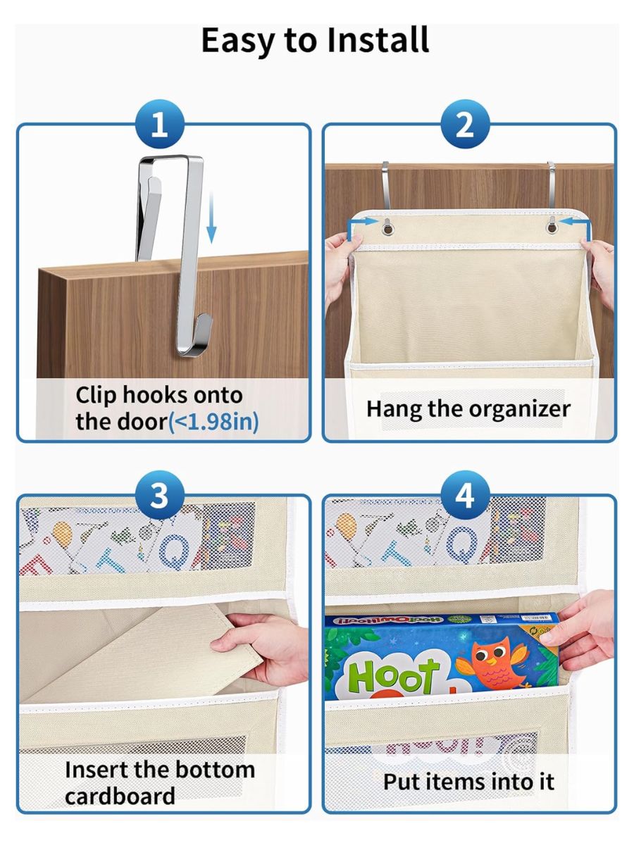 Over-Door Hanging Storage Organizer