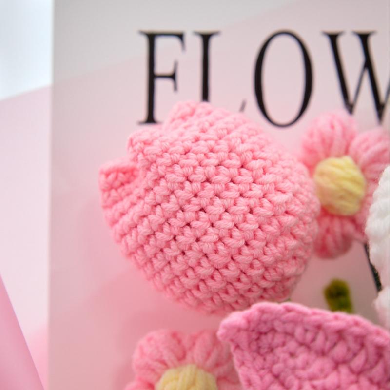Handmade Crochet Flower Bouquet