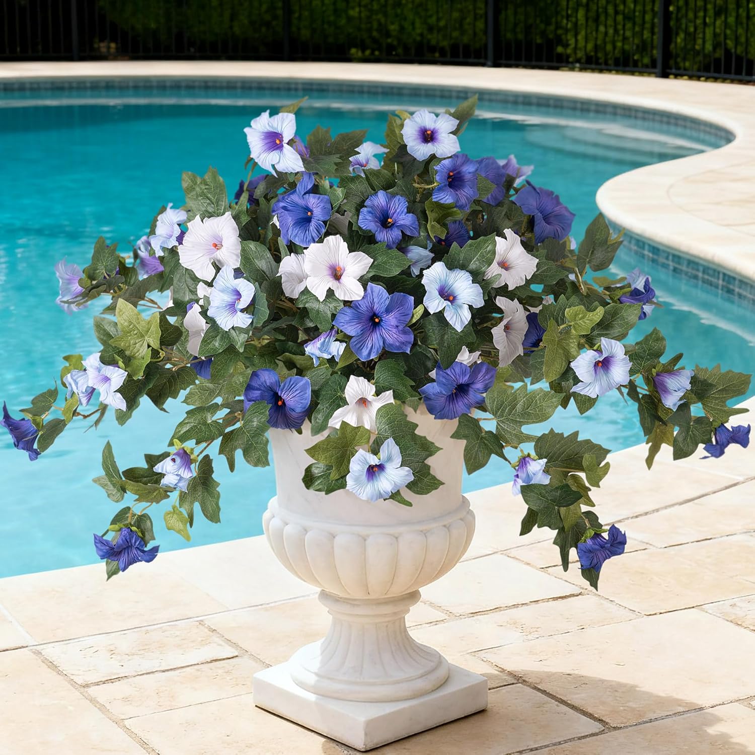 Artificial Petunia Plant – UV Resistant Outdoor Flower
