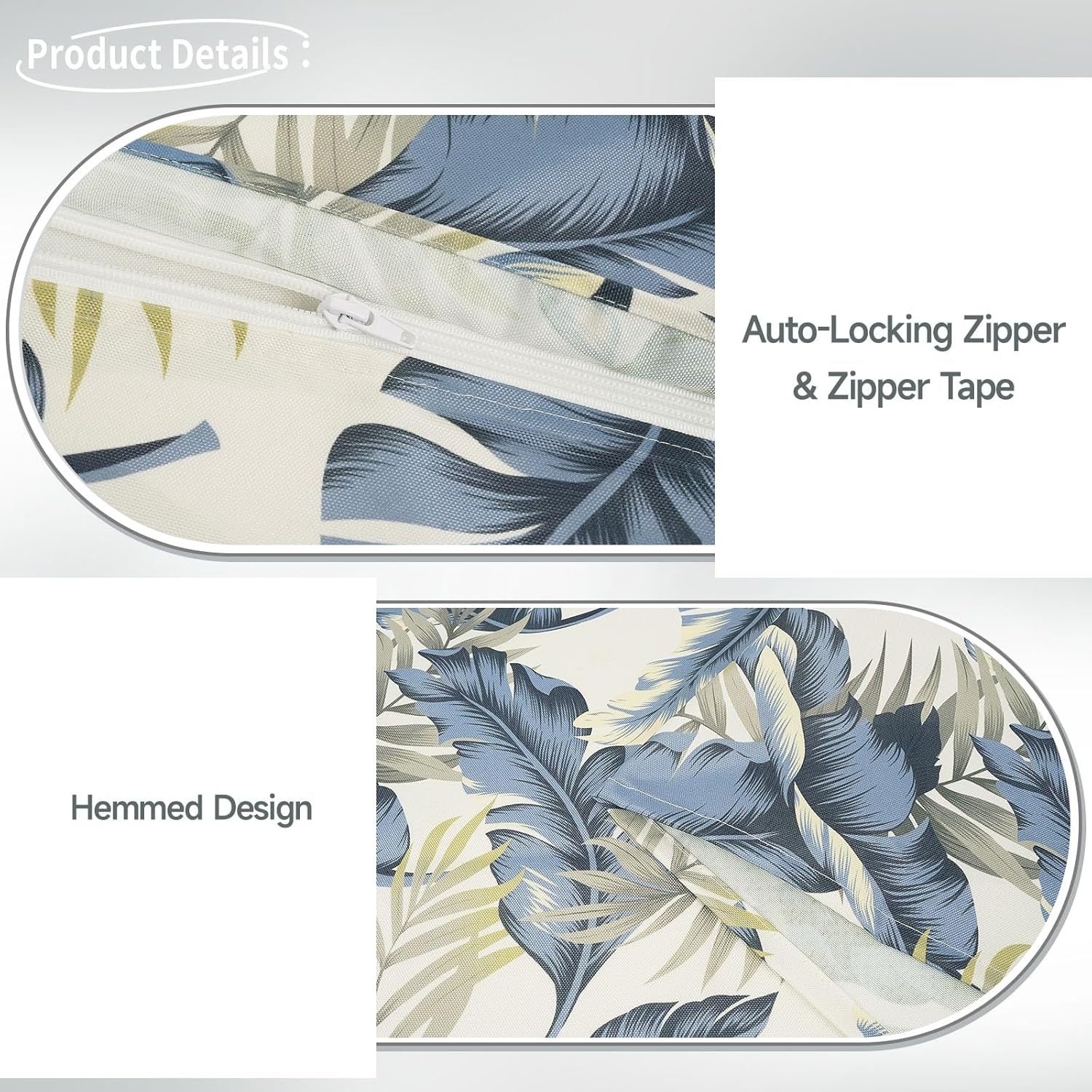 Outdoor Tablecloth with Zipper Opening - Easy Fit Around Your Parasol