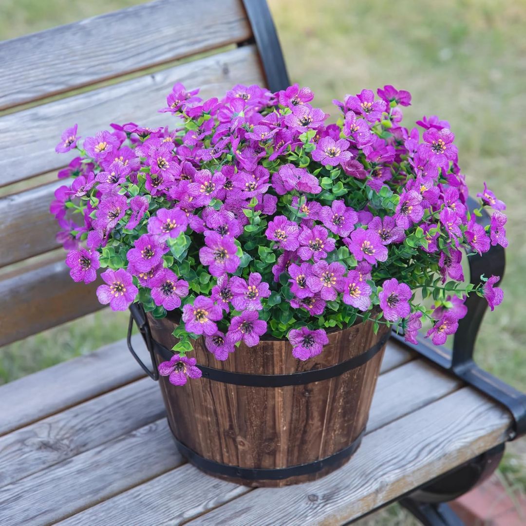 Faux Outdoor Mums - Full Color in Full Sun, No Water Ever