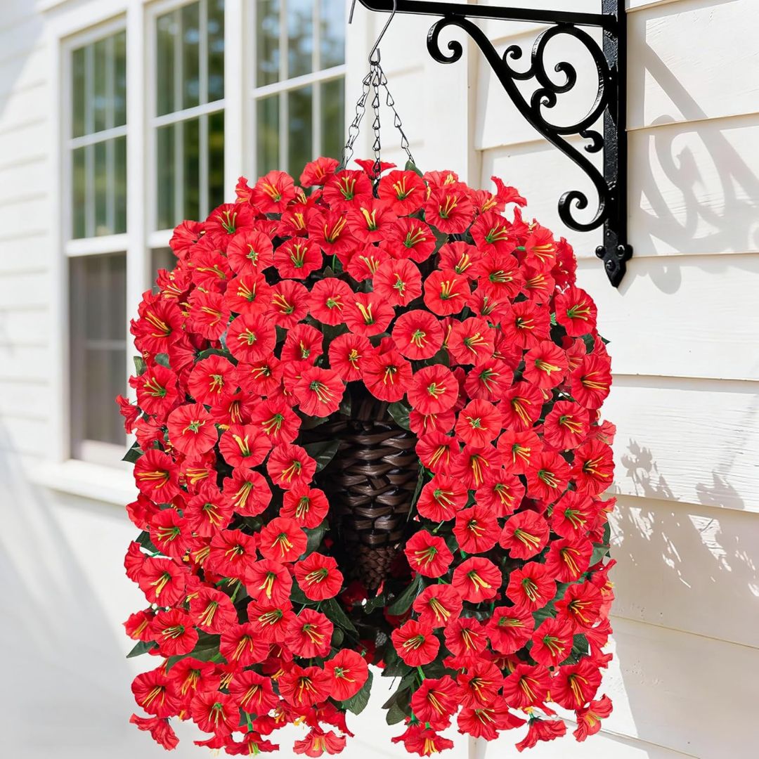 Artificial Morning Glory Flowers - Always in Bloom, Never Needs Watering