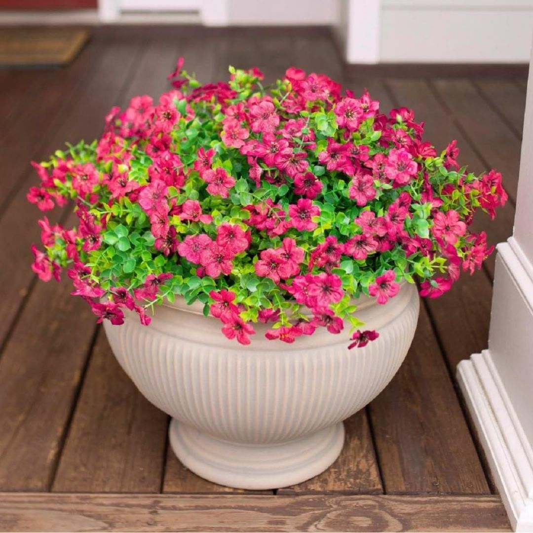 Faux Outdoor Mums - Full Color in Full Sun, No Water Ever