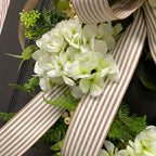 Faux Hydrangea Door Wreath