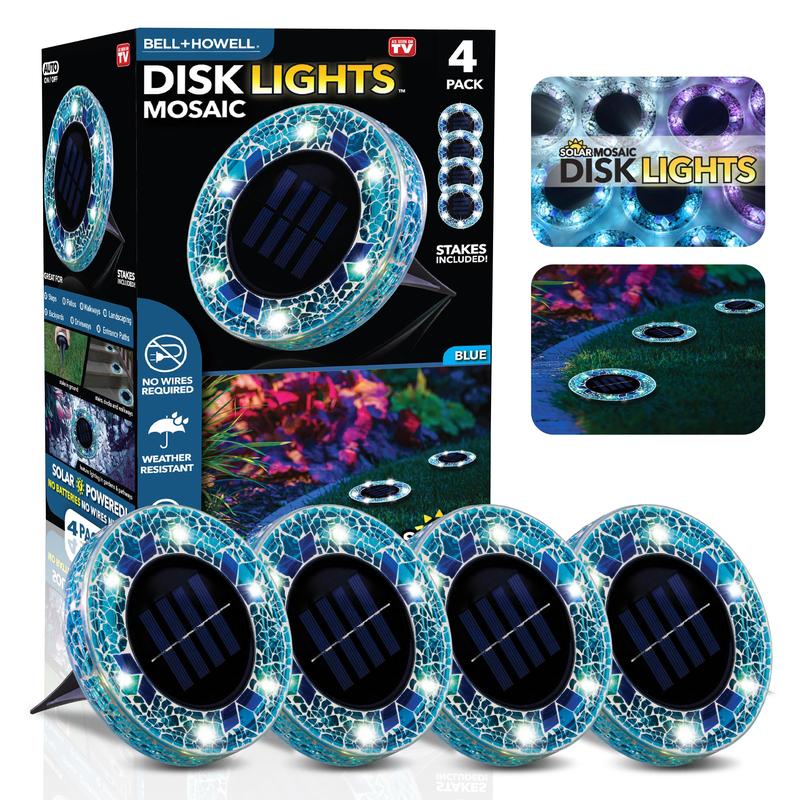 Solar Mosaic Ground Lights