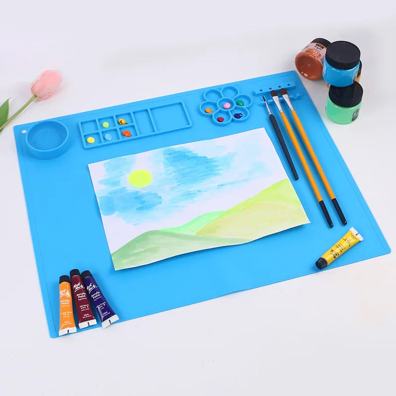 Mess-free art kit