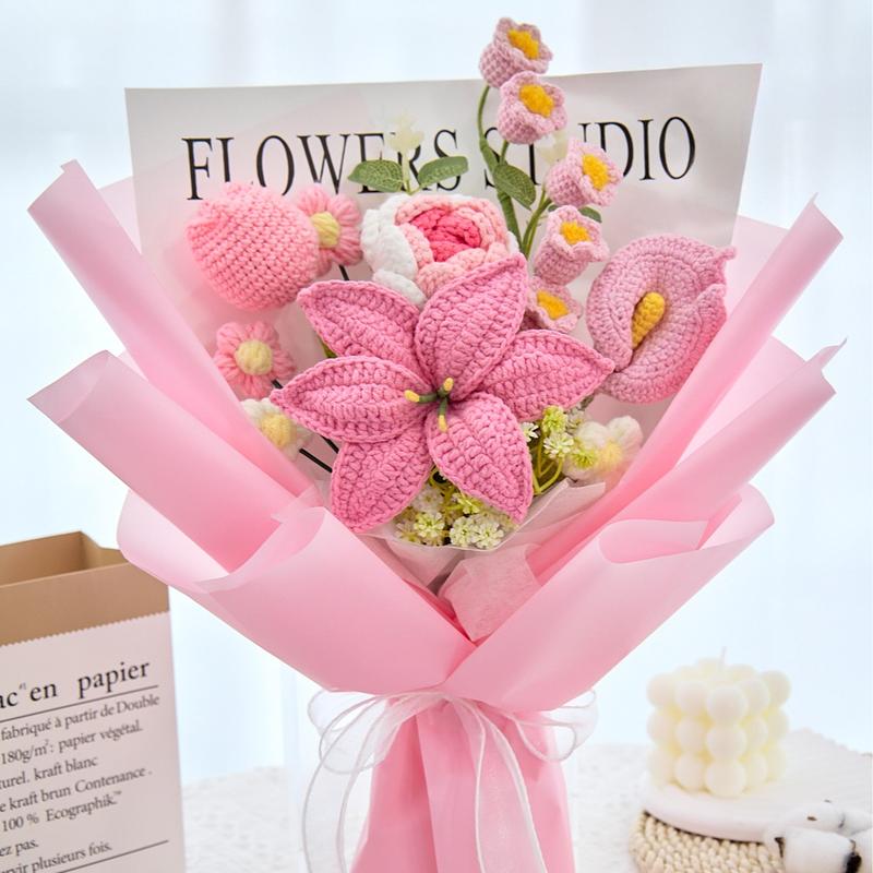 Handmade Crochet Flower Bouquet