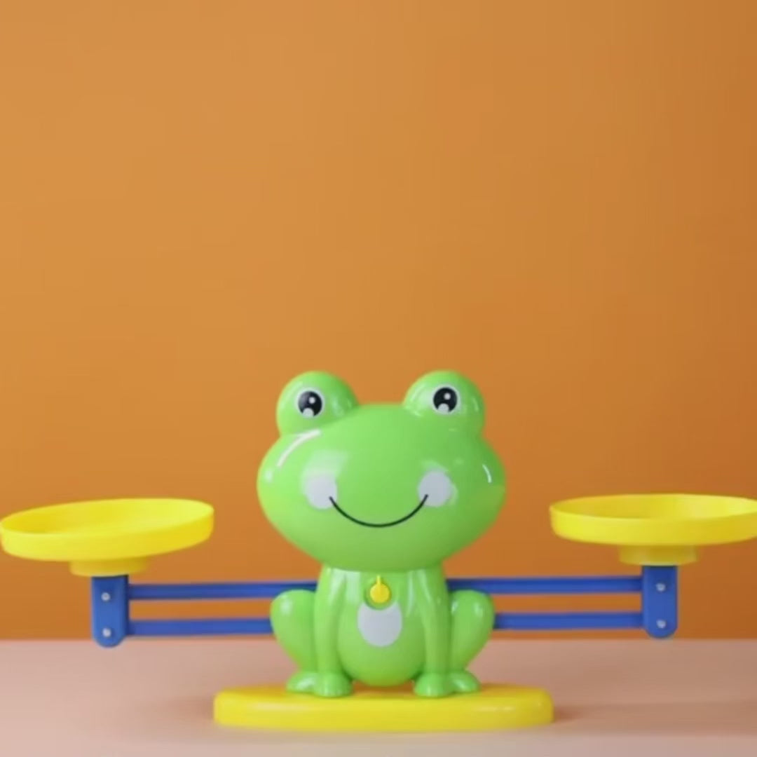 Frog balance scale – counting & math toy